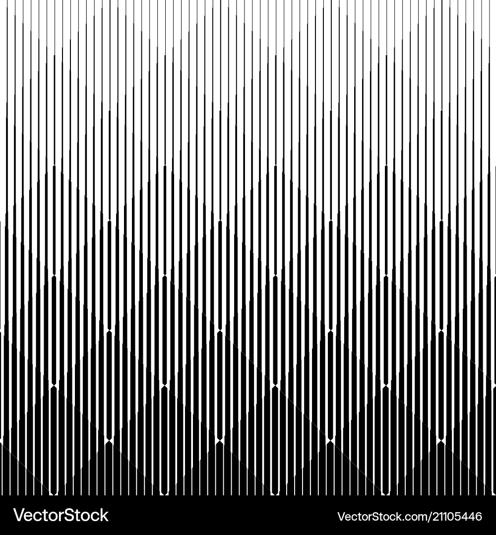 Linear Halftone Gradient Pattern vector image