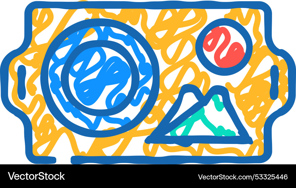 Serviertabletten Restaurant Ausrüstung Ikone doodle Serviertabletten Restaurant Ausrüstung Ikone doodle Vektorbild