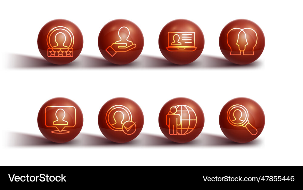 Set line create account screen location Set line create account screen location Vector Image