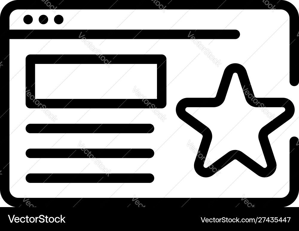 Bonus web program icon outline style Bonus web program icon outline style vector image