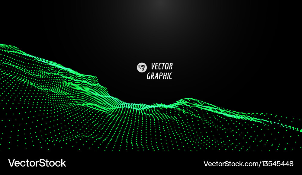 Abstract Particle Flow vector image