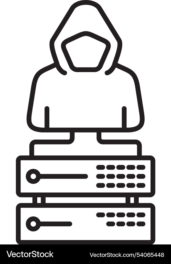 Data line icon design vector image