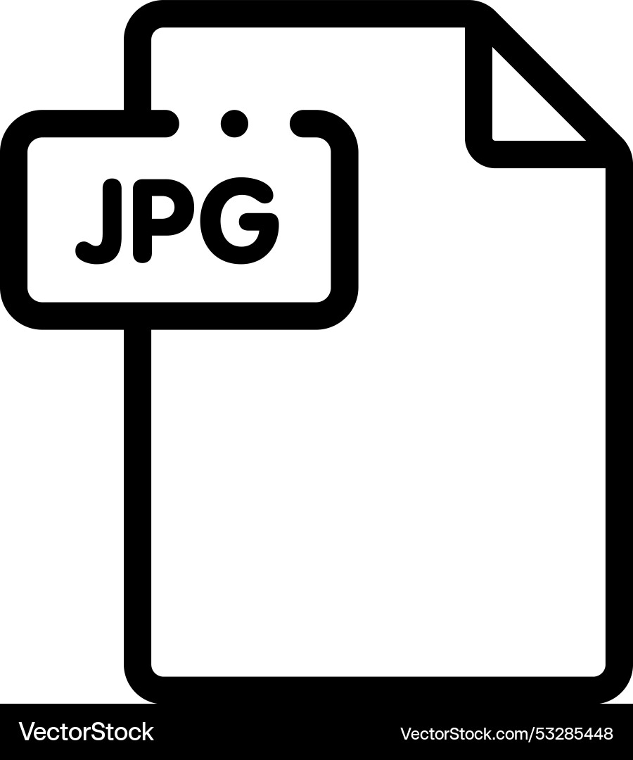 Document icon thin linear style design isolated Document icon thin linear style design isolated vector image