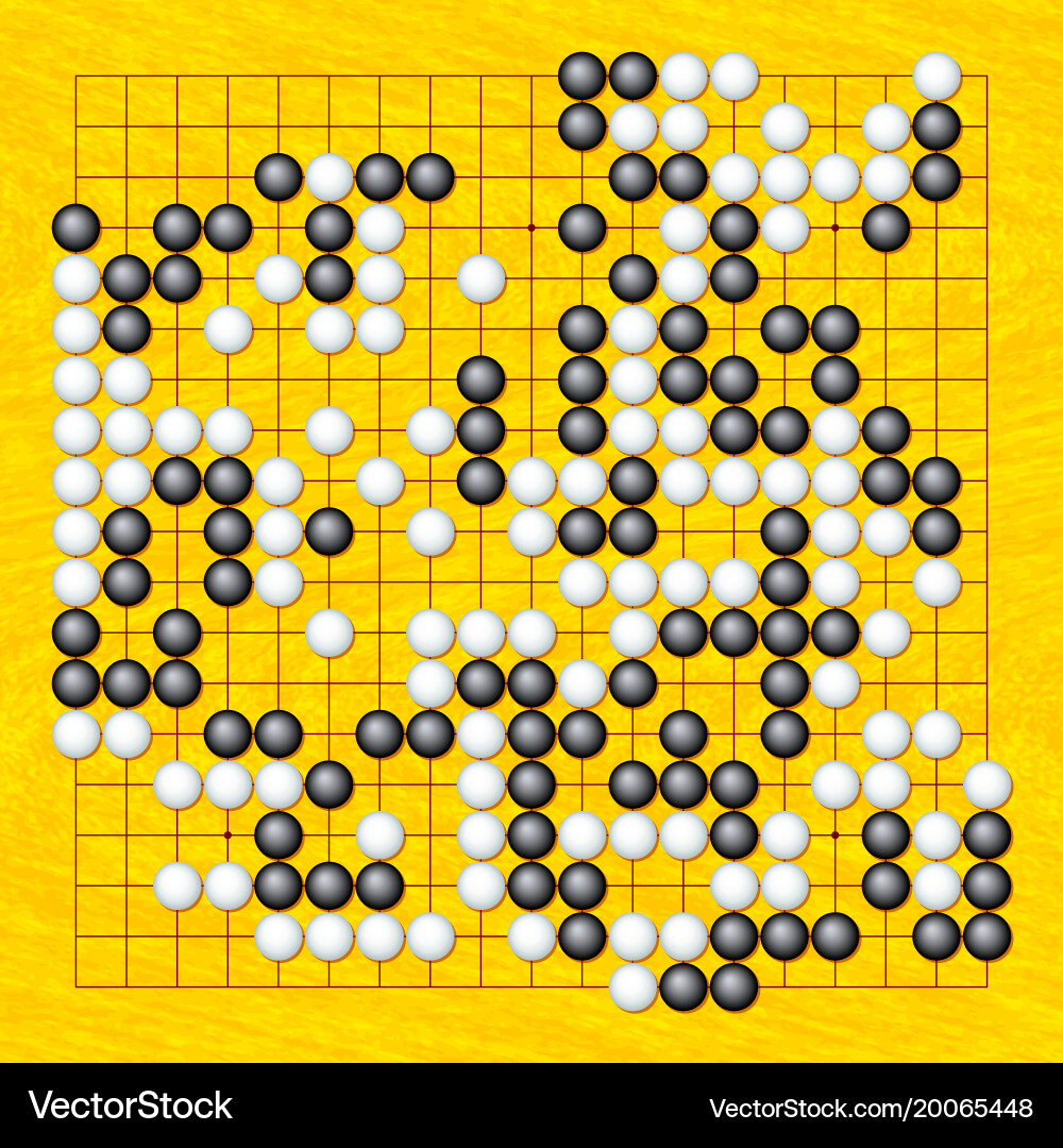 Go game Vector Image