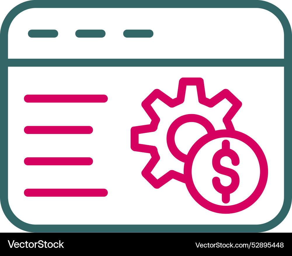 Optimization icon design Vector Image