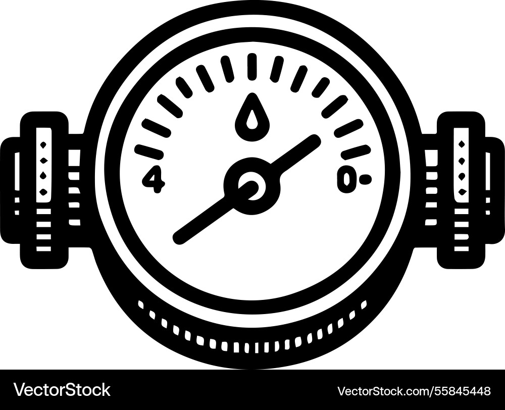Simple icon of a gas detectors logo design Simple icon of a gas detectors logo design vector image