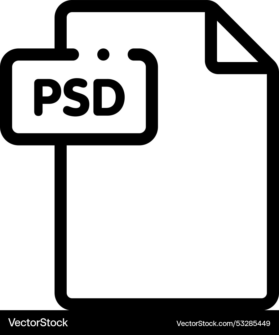 Document icon thin linear style design isolated Document icon thin linear style design isolated vector image