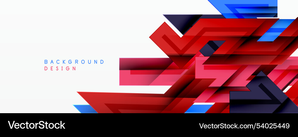 Dynamic lines geometric background Vector Image