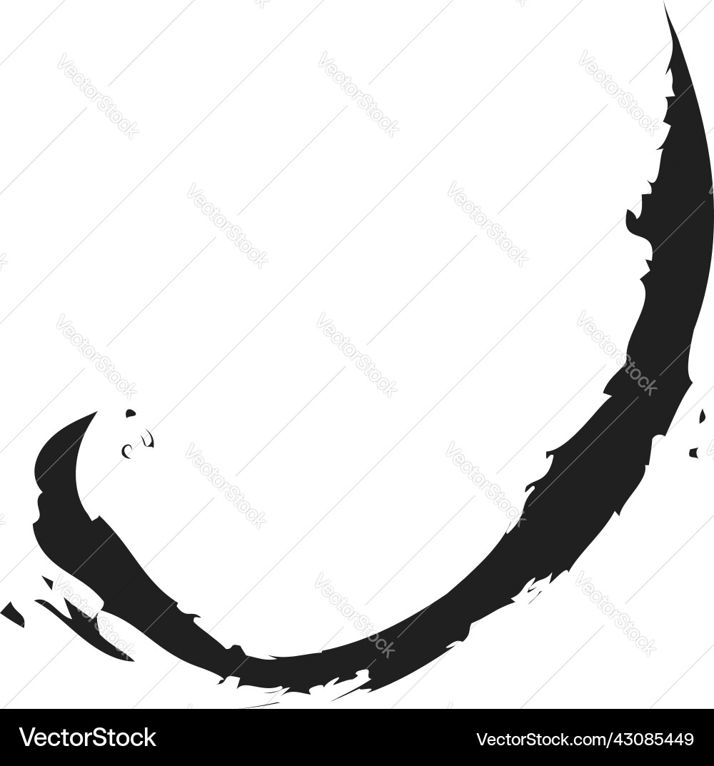 Grungy textured spiral design element Vector Image