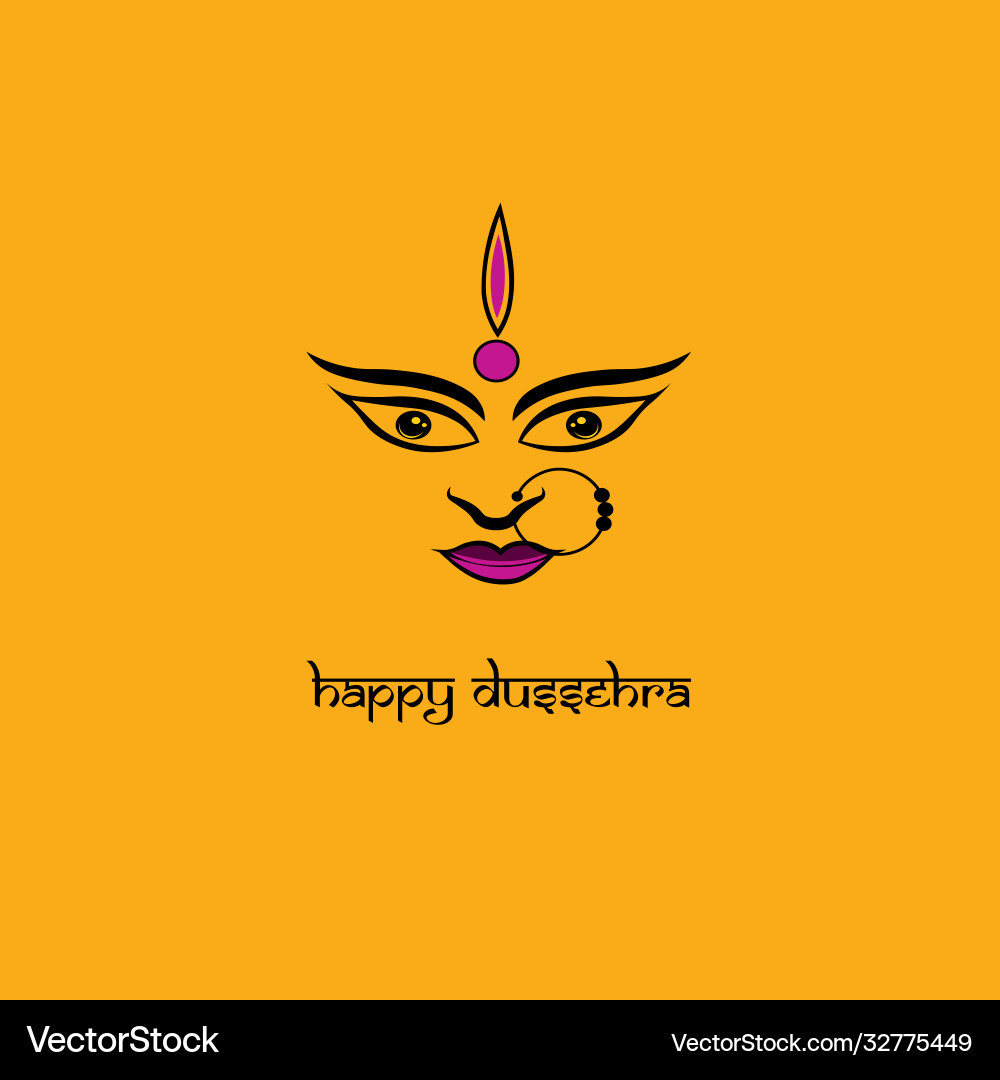 Lord Rama with Bow and Arrow - Ram Navami Greeting Vector Image