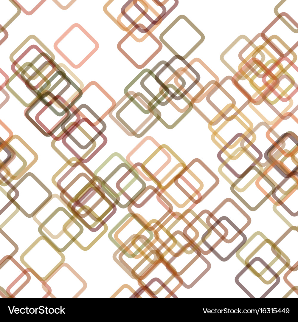 Seamless square background pattern Vector Image