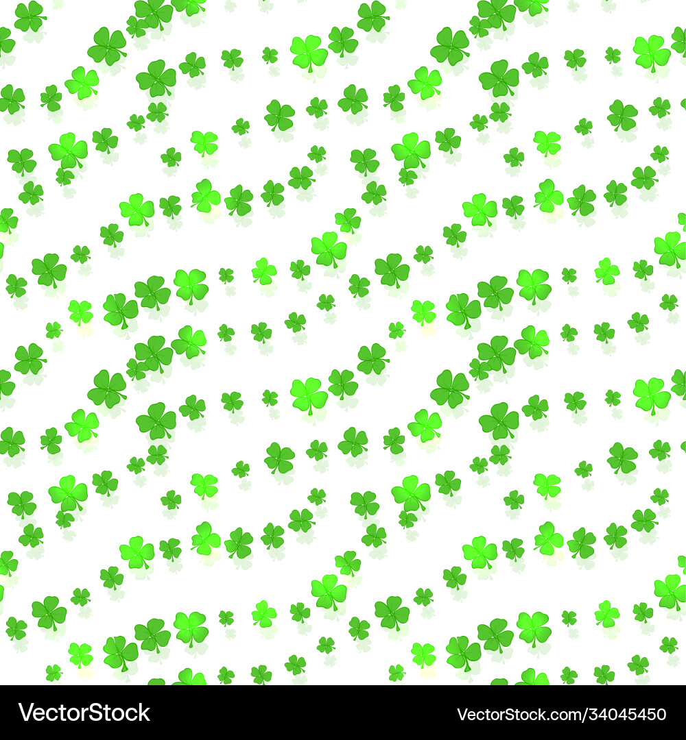 Clover Background - Seamless Pattern Vector Image