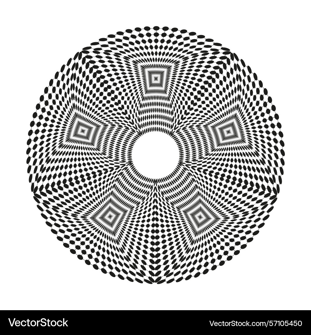 Square tunnel shape concentric box pattern Square tunnel shape concentric box pattern Vector Image