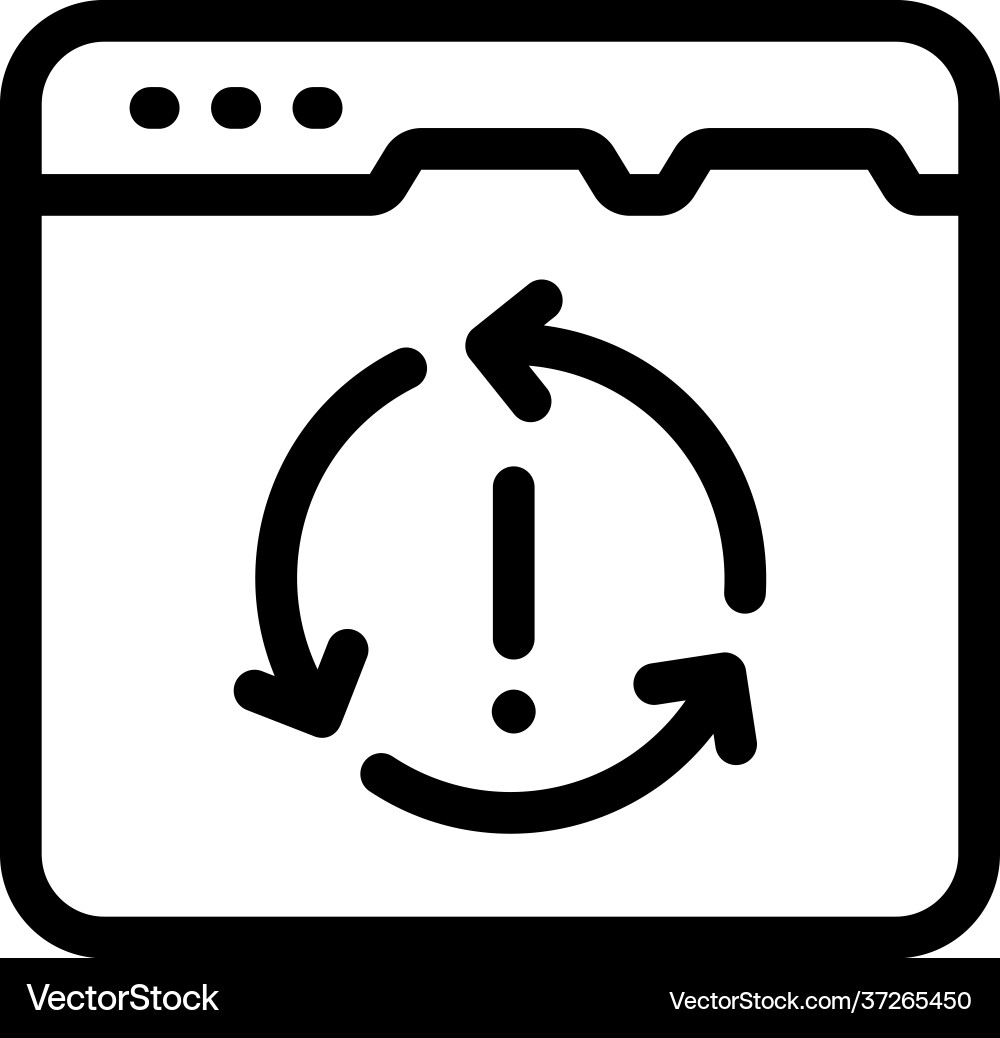 Web syncing Vector Image