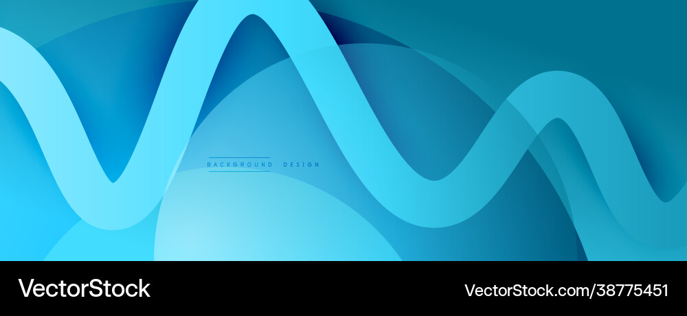 Abstract gradient background with wave line Abstract gradient background with wave line Vector Image