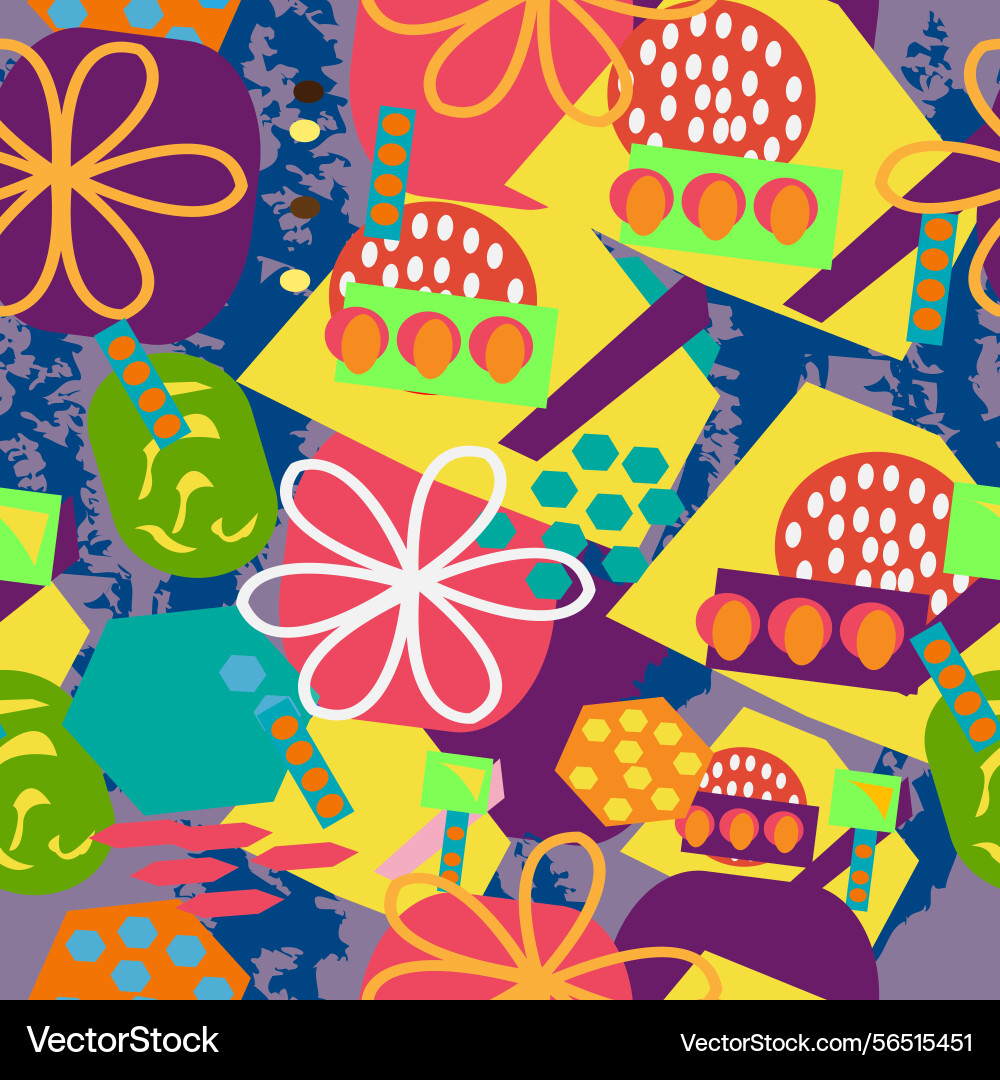 Seamless pattern with unusual random shapes oval Seamless pattern with unusual random shapes oval vector image