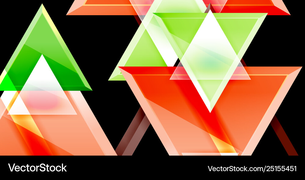 Triangle abstract background Vector Image