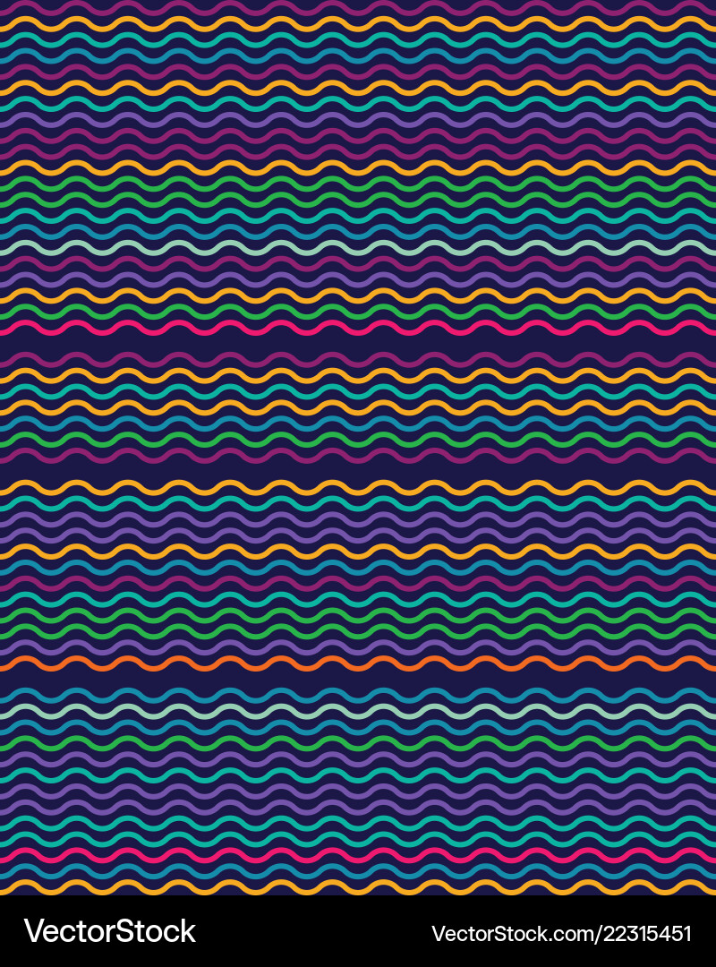 Wavy Line Pattern - Abstract Background vector image