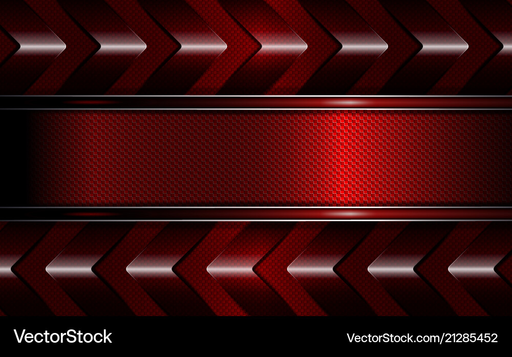 Geometric dark red background with a texture frame Vector Image