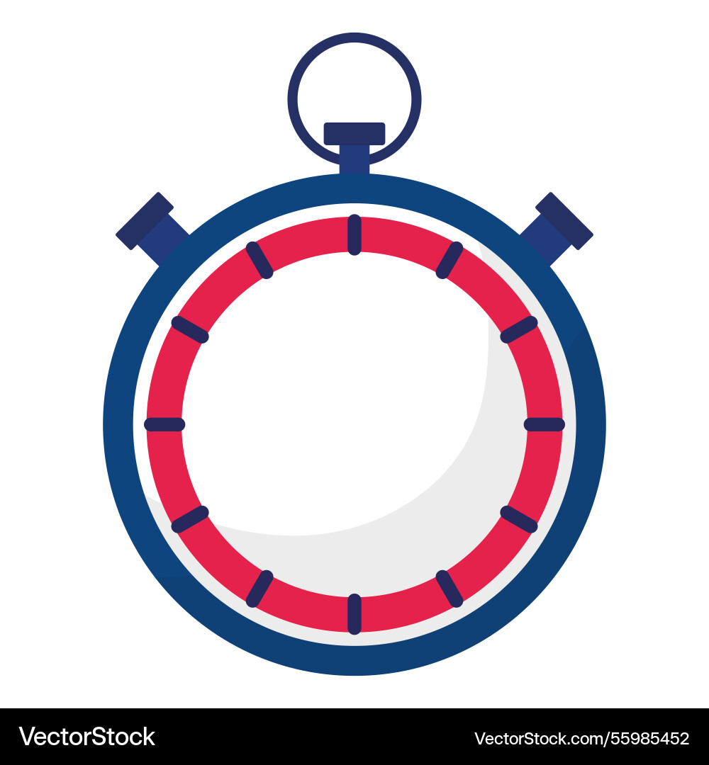 Stopwatch Countdown-Symbol leere Timer Form Stopwatch Countdown-Symbol leere Timer Form vektorbild