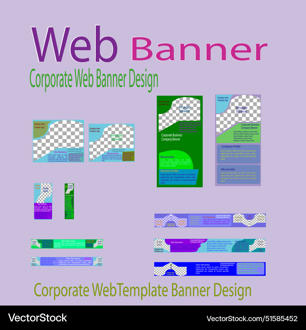 We banner 101 Royalty Free Vector Image - VectorStock