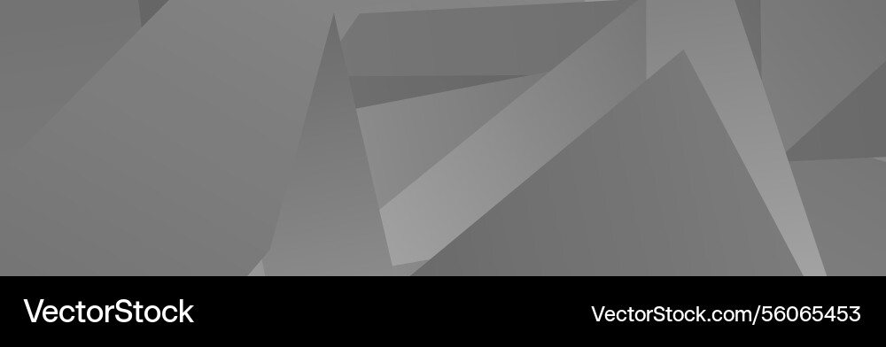 Abstract geometric gray pattern with overlapping vector image