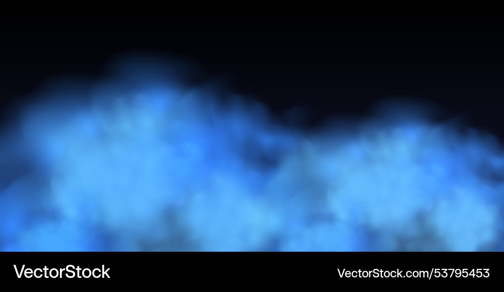 Black background with gray blue clouds creating Black background with gray blue clouds creating vector image