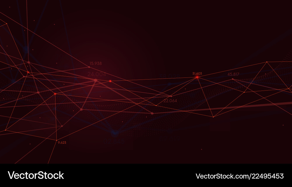 Digital Network Structure vector image