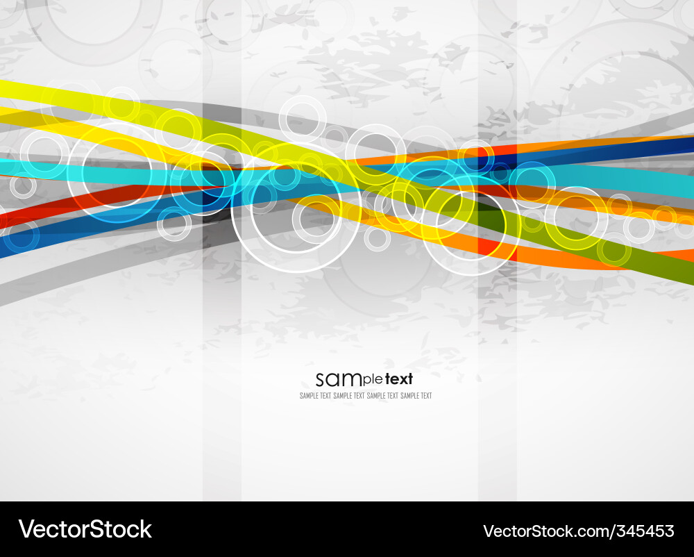 Dynamic Color Streak Background Vector Image