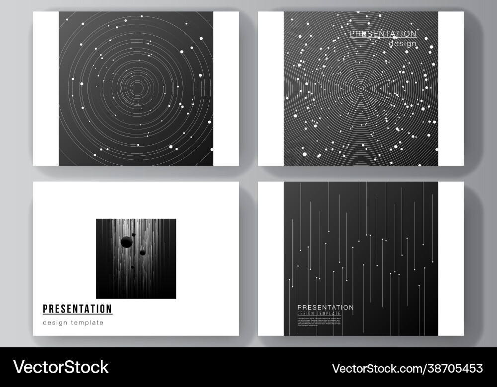 Layout presentation slides design Layout presentation slides design vector image