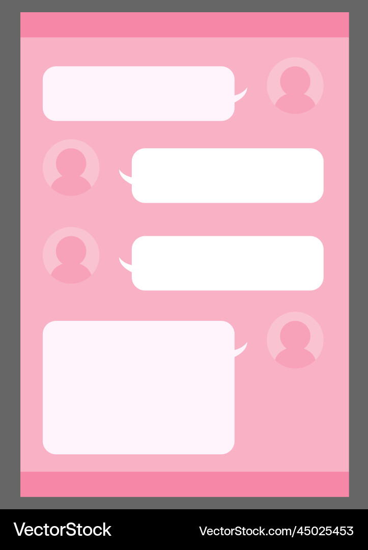 Pop color sns screen display Pop color sns screen display Vector Image