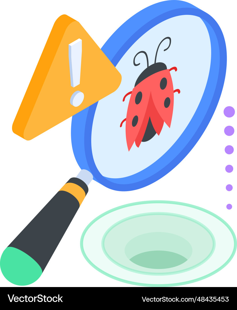Security and hacking isometric icon Vector Image