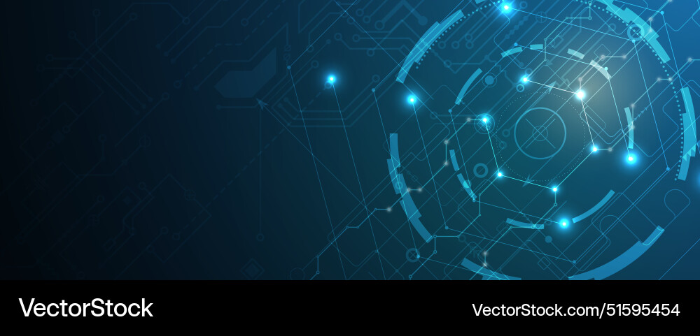 Abstract computer technology background network Abstract computer technology background network vector image