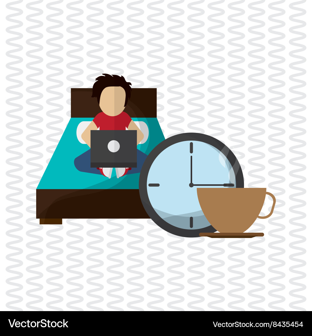 Design of resting editable Vector Image
