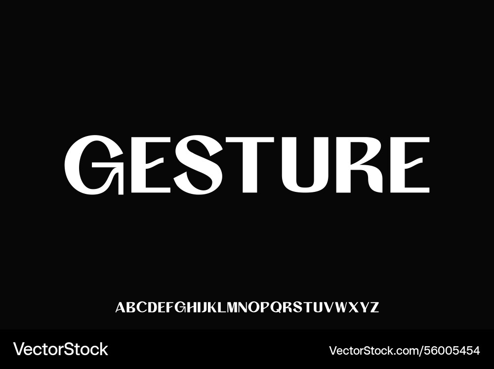 Display alphabet font design suitable Display alphabet font design suitable vector image