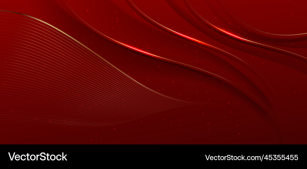 Abstract 3d curved red shape on background Abstract 3d curved red shape on background Vector Image