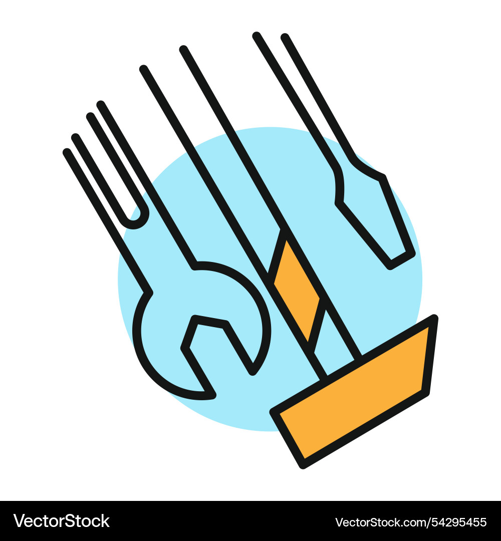 Building line icon color symbol in simple style Vector Image