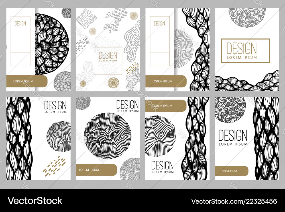 Abstract background with hand drawn design Vector Image