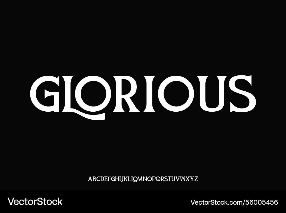 Display alphabet font design suitable Display alphabet font design suitable vector image