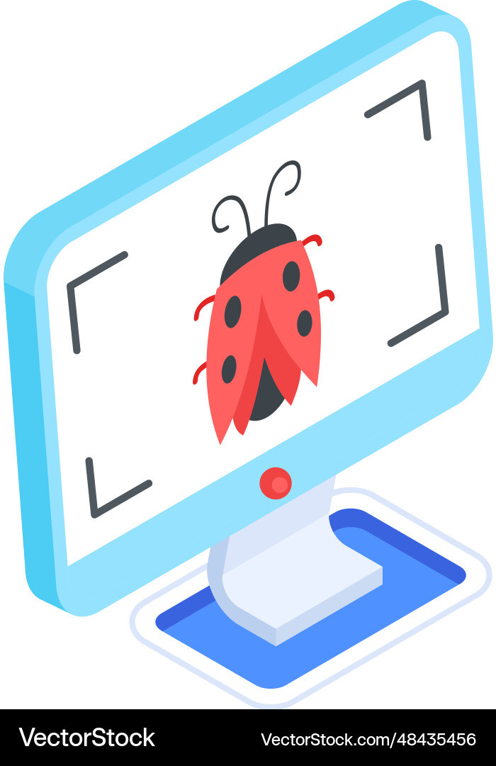 Security and hacking isometric icon Vector Image