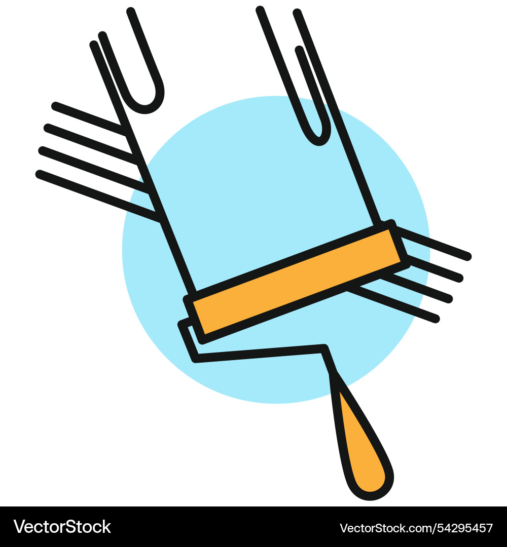 Building line icon color symbol in simple style Vector Image