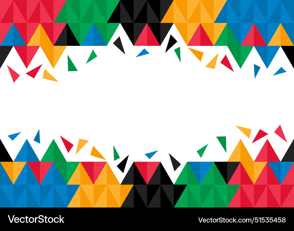 Abstract background colorful triangle geometric Abstract background colorful triangle geometric Vector Image