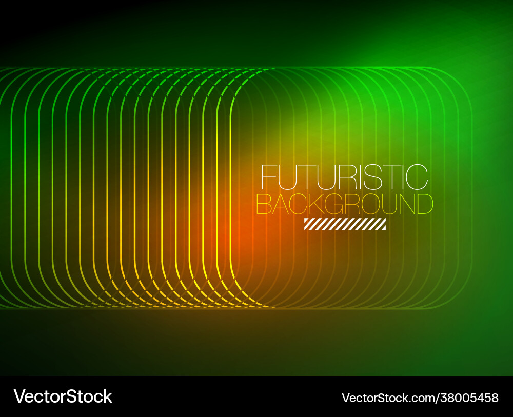 Neon color square shape lines abstract background Neon color square shape lines abstract background Vector Image
