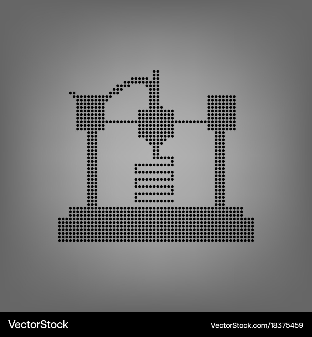 3d modeling and scanning technology icon Vector Image