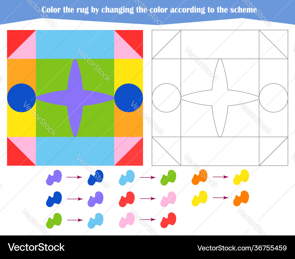 Game for development logical thinking Vector Image