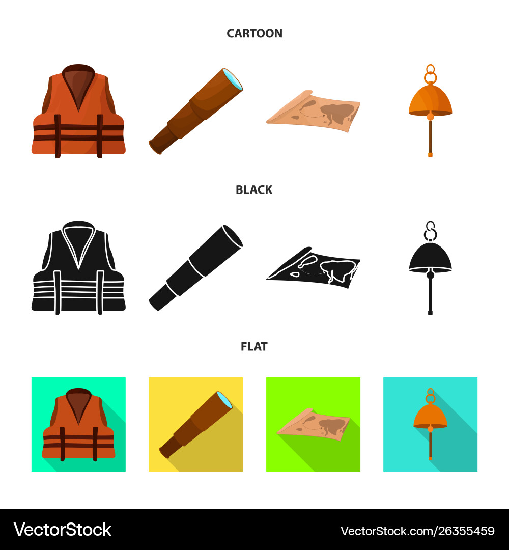Isolated object journey and seafaring symbol Isolated object journey and seafaring symbol Vector Image