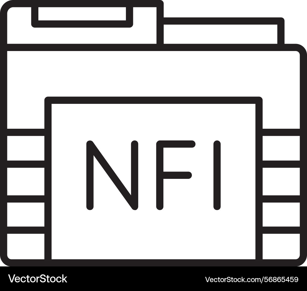 Nfi icon Vector Image