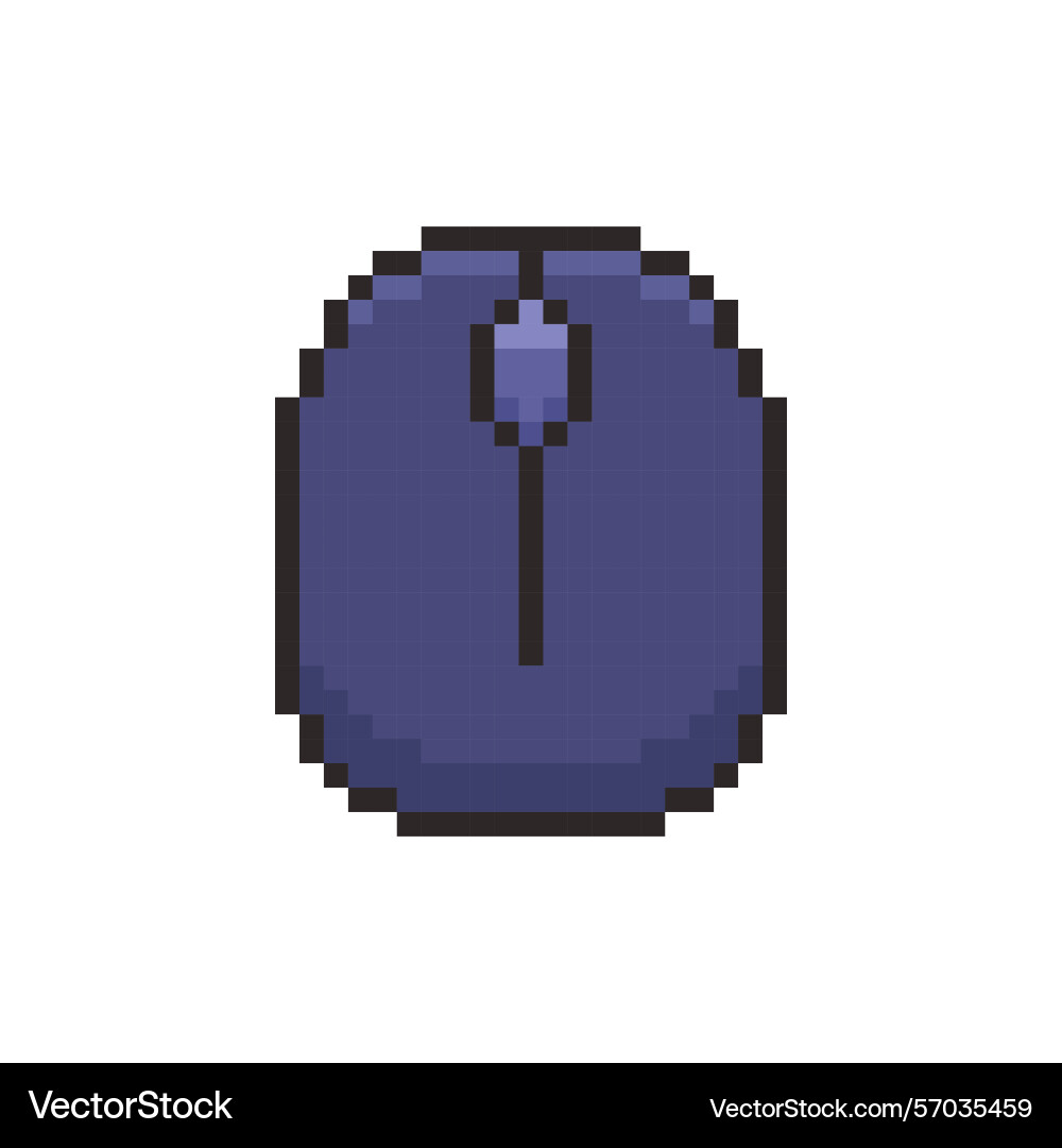 Pixel art computer mouse game asset design Pixel art computer mouse game asset design vector image