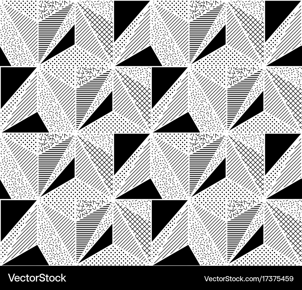 Seamless pattern abstract geometric Royalty Free Vector