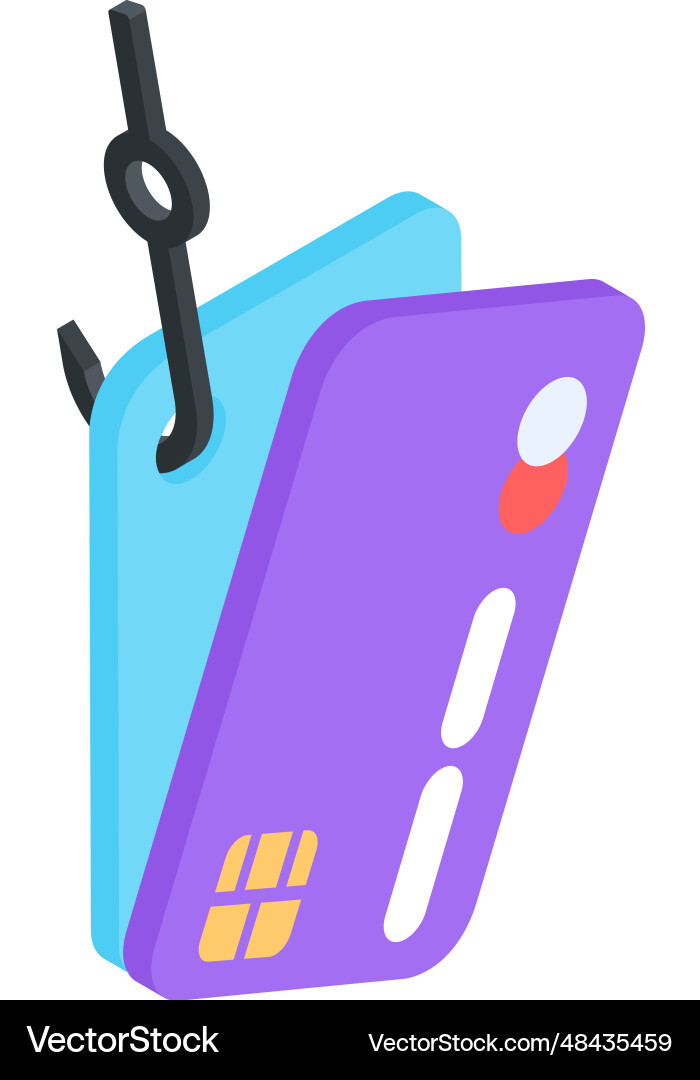 Security and hacking isometric icon Vector Image